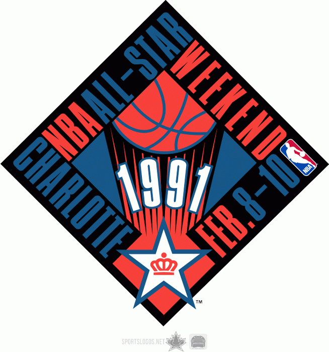NBA All-Star Game 1991 Alternate Logo DIY iron on transfer (heat transfer)